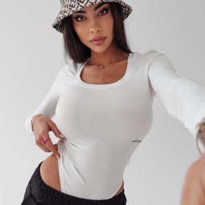 Fitted bodysuit Fango Ola Voga ecru